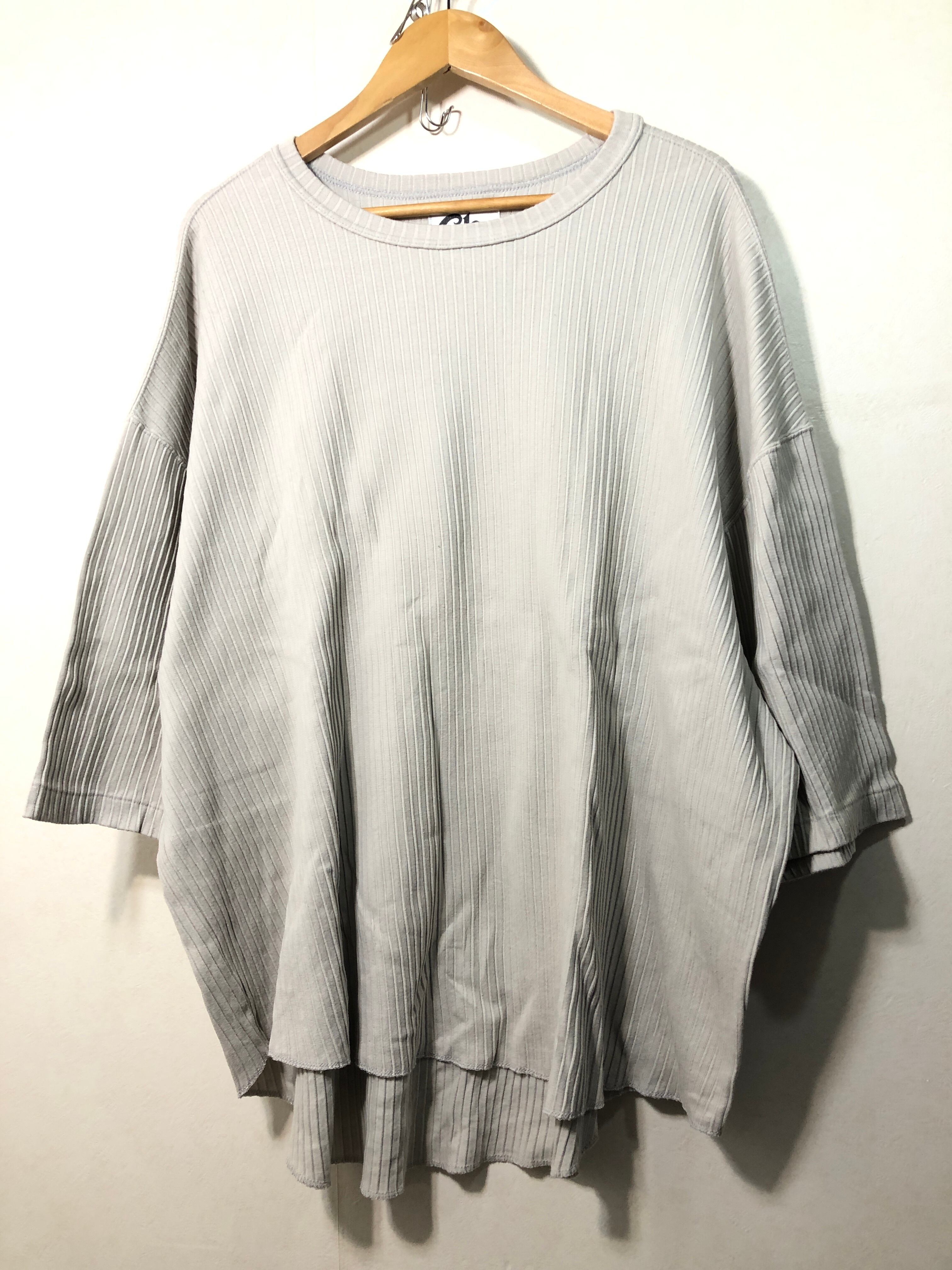 020703○ 24ss CALEE MULTI WAY LIB KNITTIN 5LENGTH CS 五分袖 T 