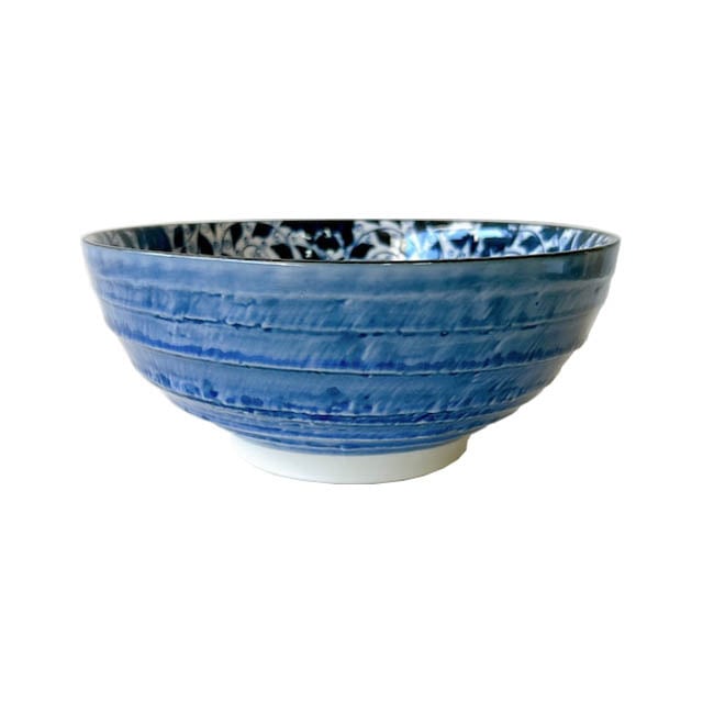 古伊万里　染付牡丹唐草文鉢　1600年代後半　薄造　上品な呉須　器を楽しむ 唐草シリーズ 古伊万里牡丹 LB型麺鉢 | FUTADA