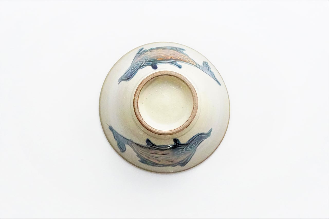 岩華窯　変形小鉢　4客　オマケあり 小石原焼 すり鉢 大 19cm 大鉢 片口 陶器 電子レンジ対応 圭秀窯