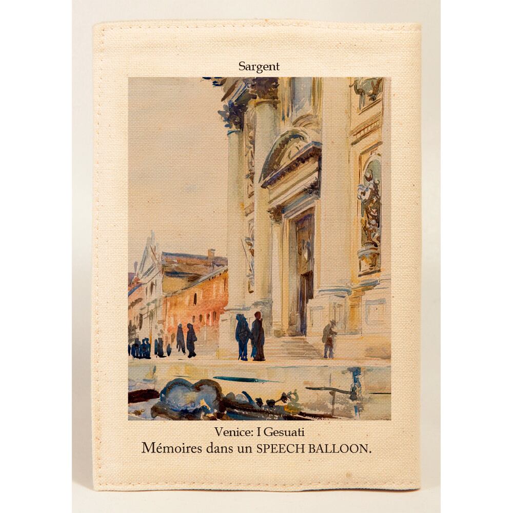スピーチバルーンブックカバー John Singer Sargent-ジョン・シンガー