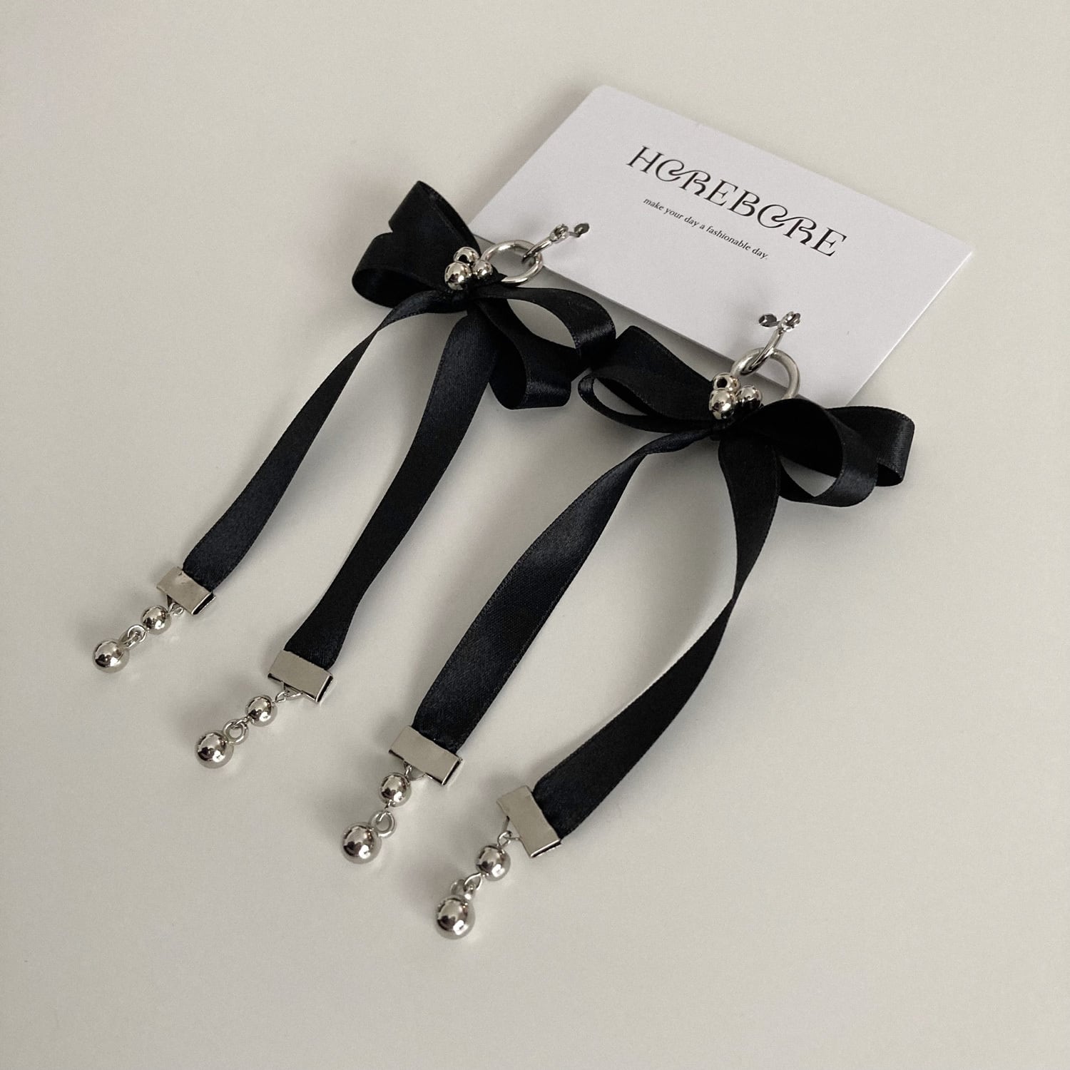 bubble ribbon (black)