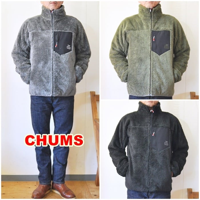 CHUMS チャムス　ボンディングフリースジャケット　ch04-1277 メンズジャケット　 | bluelineshop powered by  BASE