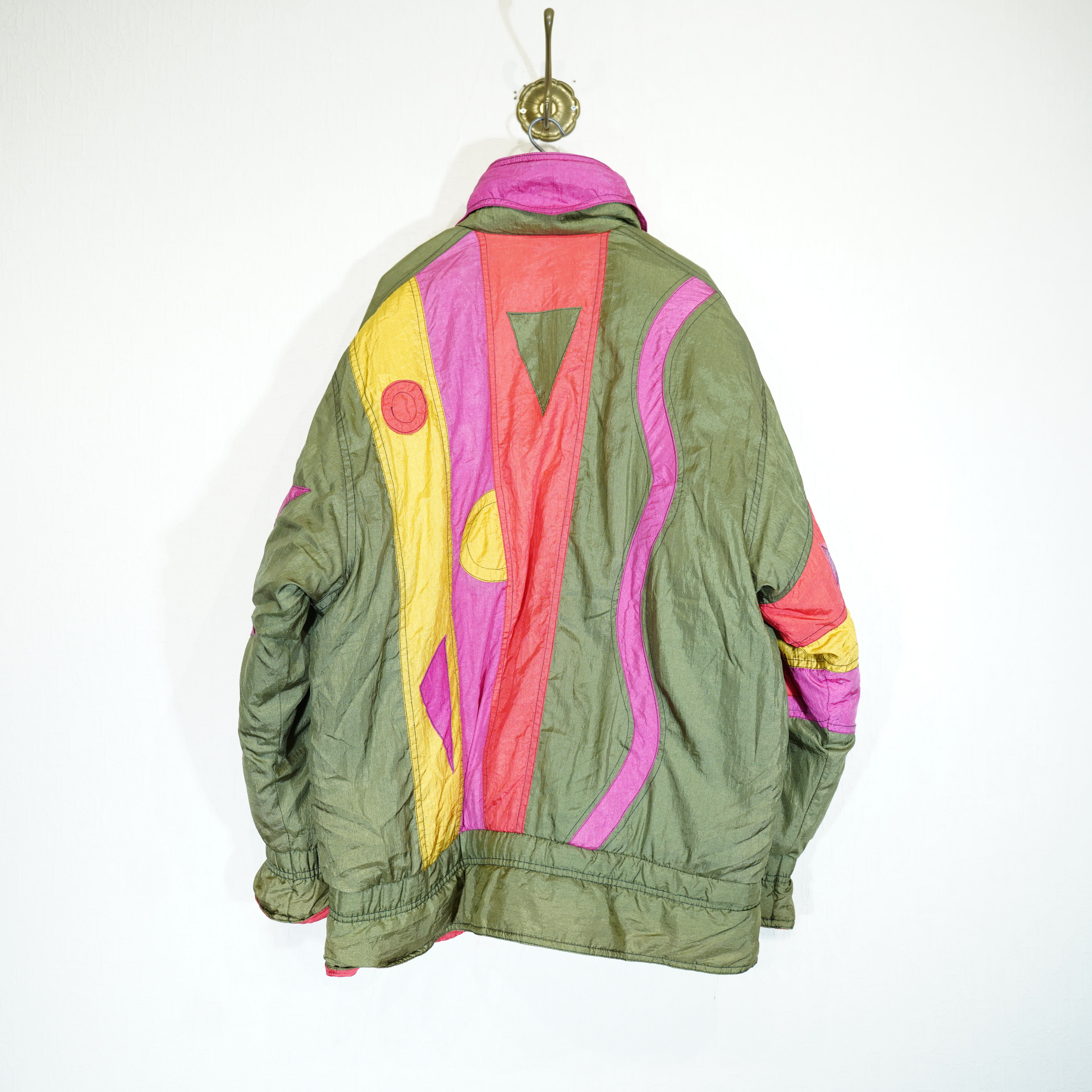USA VINTAGE gallery COLORFUL DESIGN DOWN JACKET/アメリカ古着