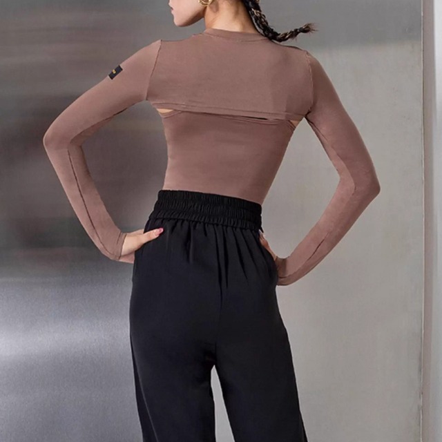 クロップドボレロ ドレープギャザー キャミソール SET 2col　D00453