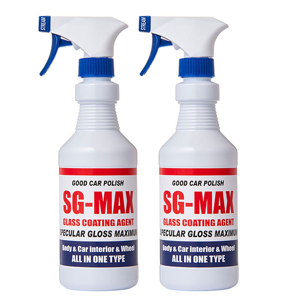 ガラスコーティング SG-MAX 400mm ボトル2本セット プリウス アクア