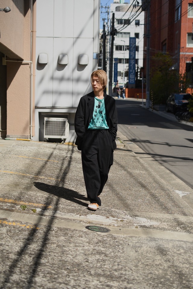 blurhms / Silk/Cotton Nep Cardigan Jacket (Black)