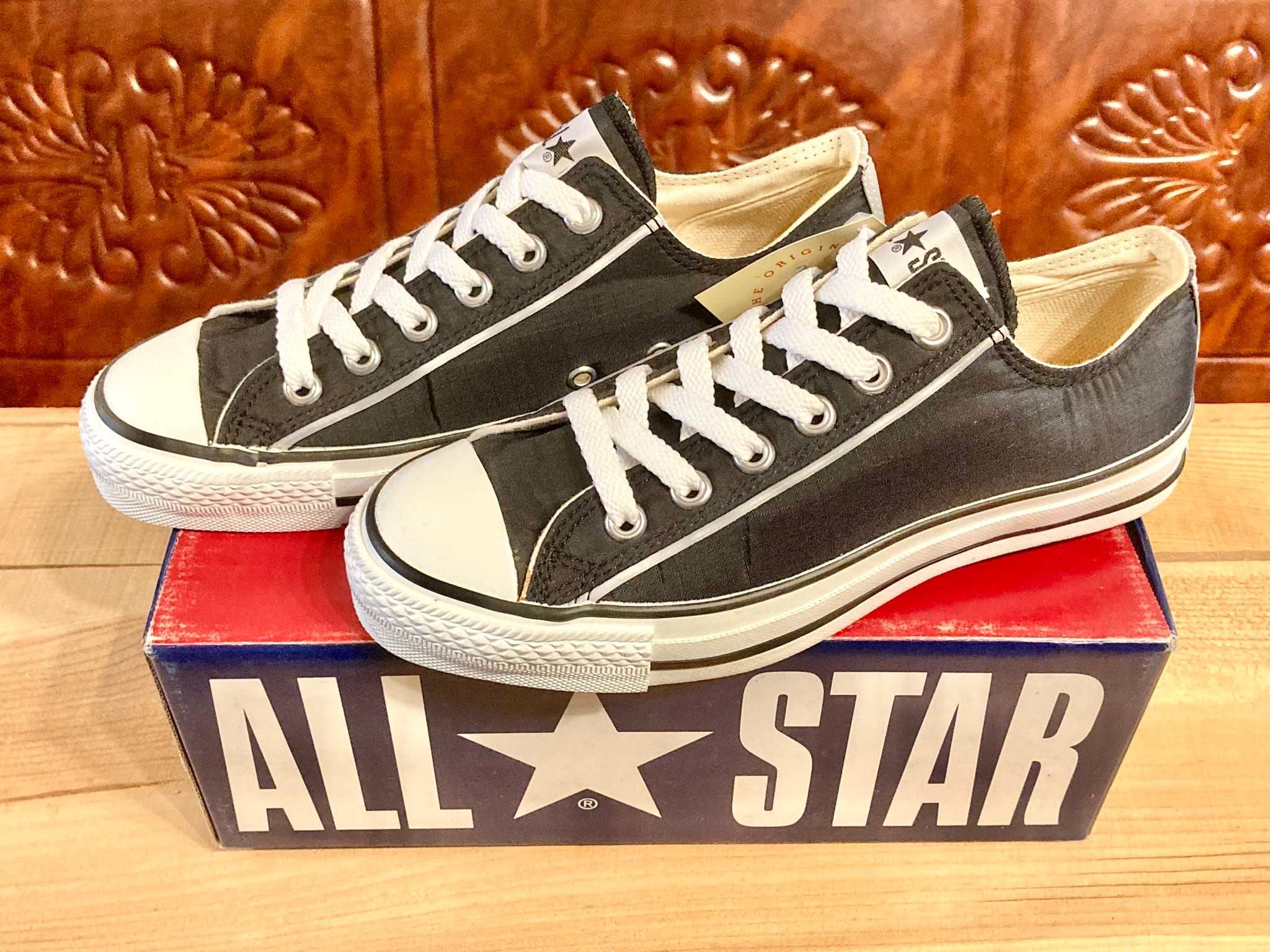 converse（コンバース） ALL STAR F（オールスター ）ナイロン 黒/シルバー 5 24cm 90s 237 | freestars  powered by BASE