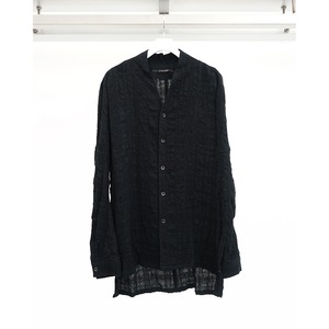 [D.HYGEN] (ディーハイゲン) ST102-0226A Shadow Check Shawl Collar Shirt