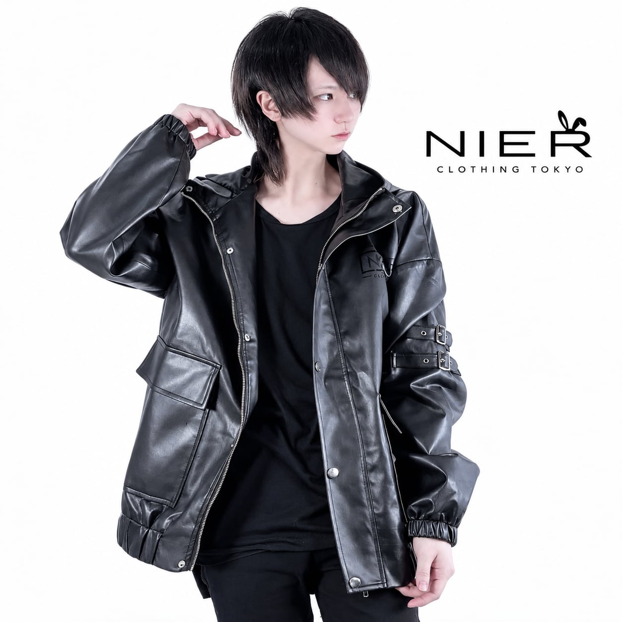 BELTED HOOD RIDERS JACKET【WING】 | NIER CLOTHING