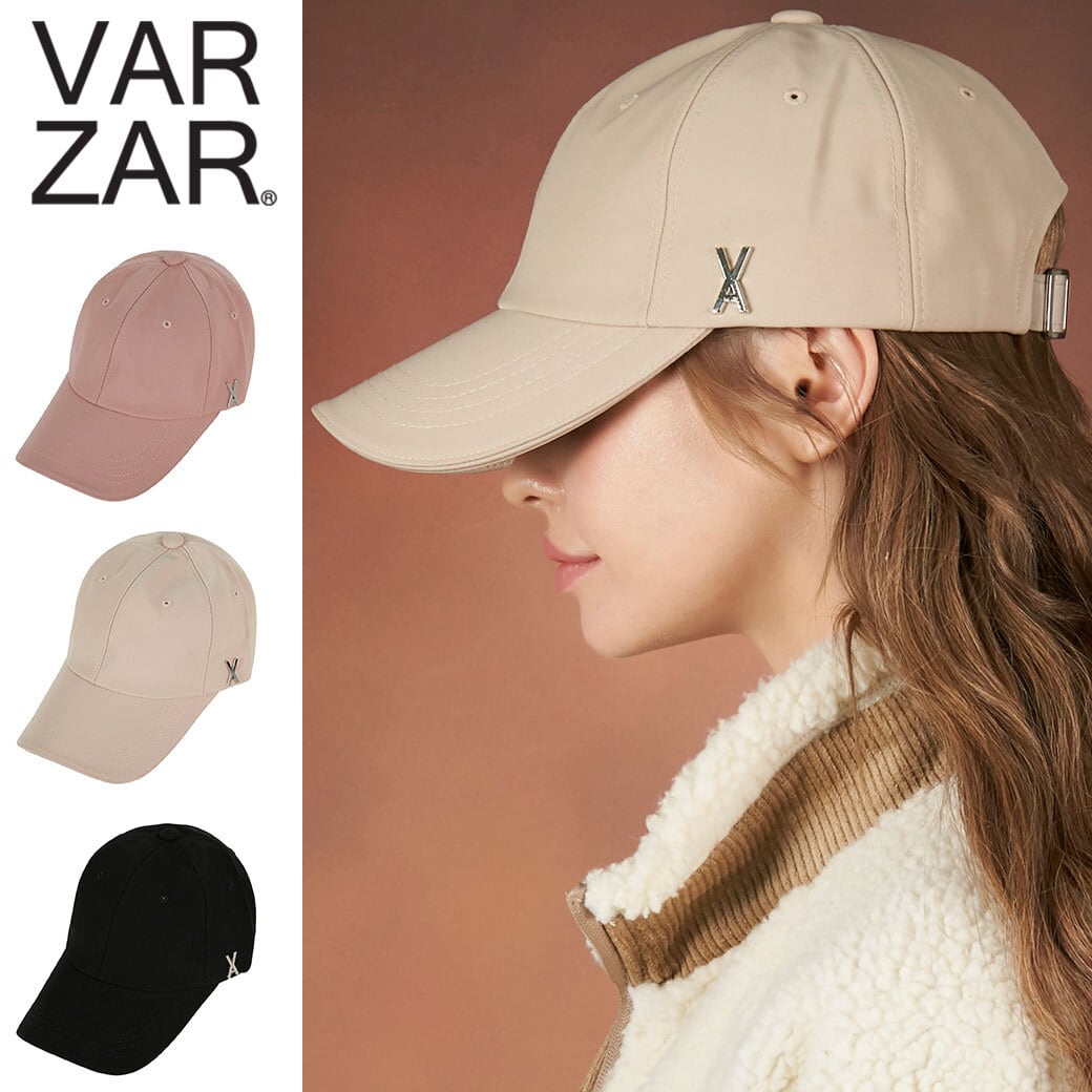 VARZAR(バザール) Silver stud over fit ball cap (VAR639) 正規品 