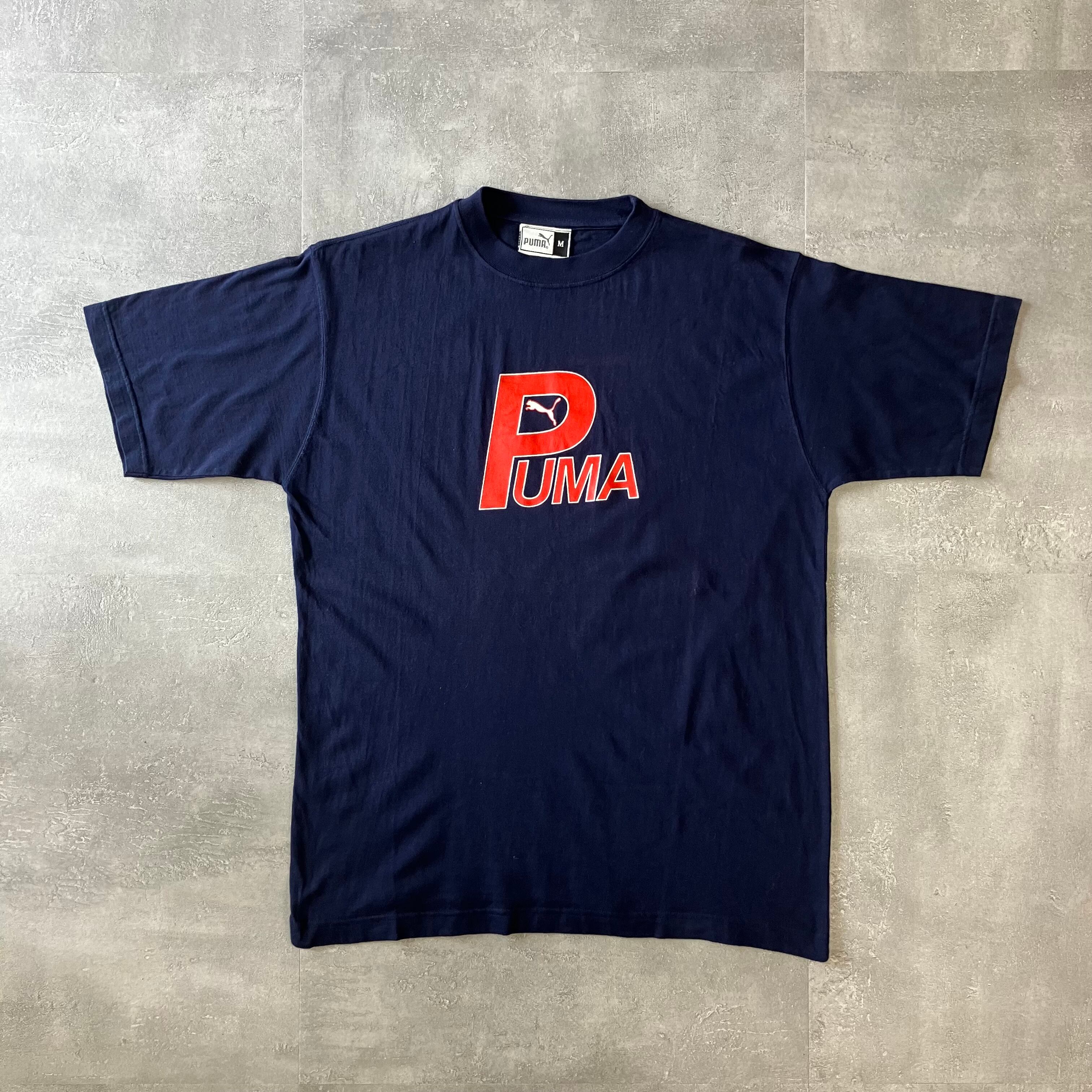 PUMA 90s~ プリントTee ラバープリント M No.2446