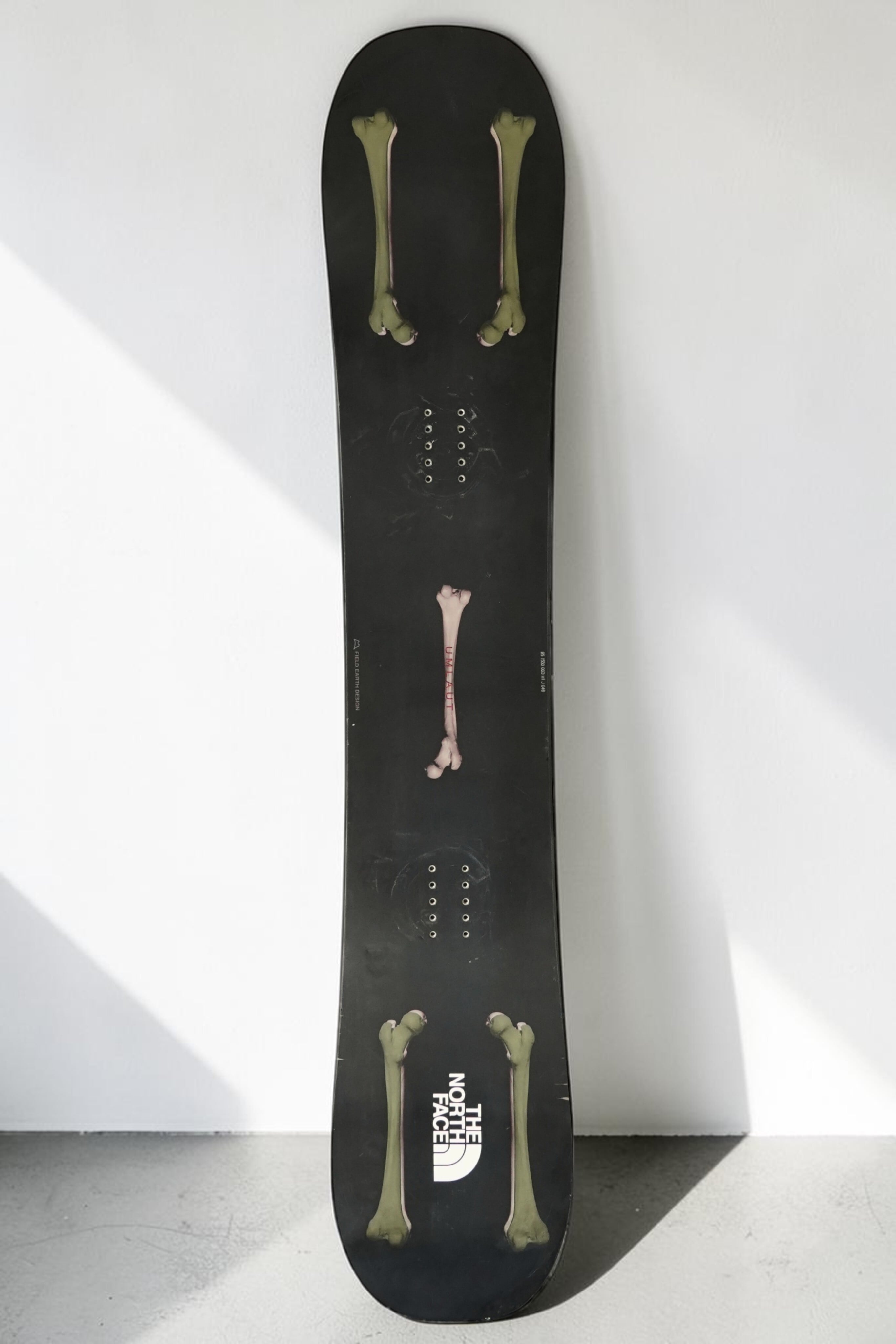 UMLAUT(ウムラウト)ART RIDE TWIN 155|FIELD EARTH 製 国産 ハイブリッドキャンバー ツイン|骨グラフィック