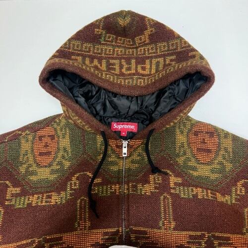 Supreme シュプリーム 22AW Woven Hooded Jacket M ブラウン 【代官山09】 | ブランド古着Brooch  powered by BASE