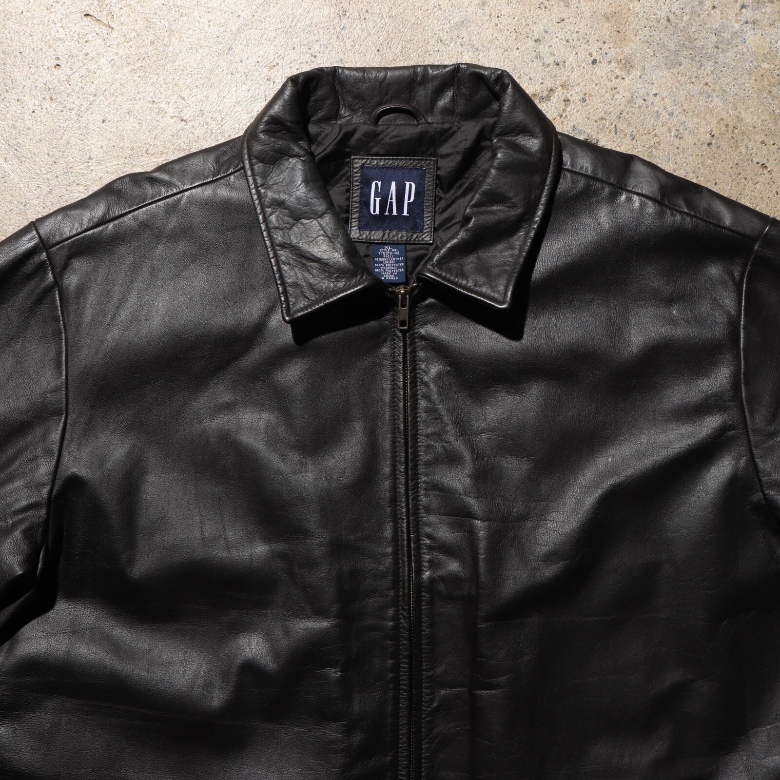 極美品 XL ダークブラウン OLD GAP レザージャケット オールド