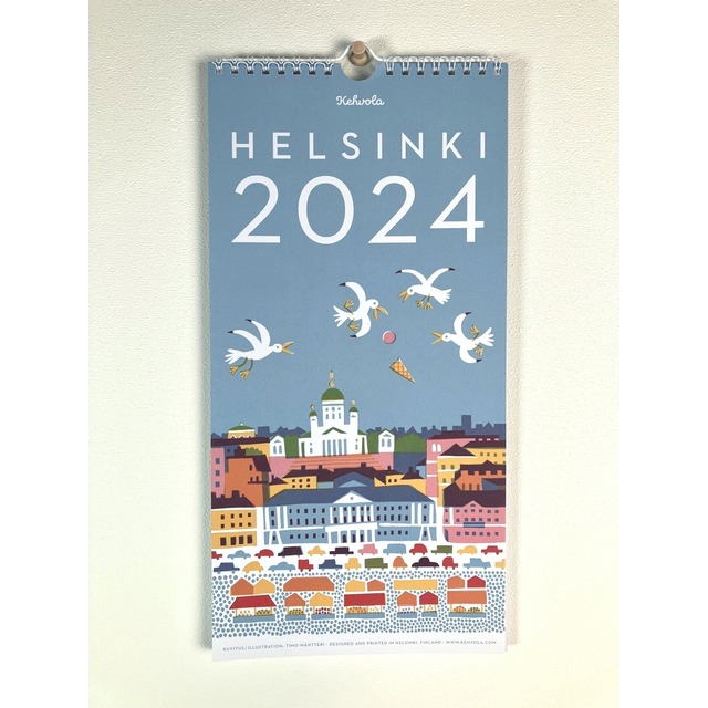 フィンランドカレンダー「ケフボラ」 ヘルシンキ/Helsinki 2024 by ティモ・マンッタリ