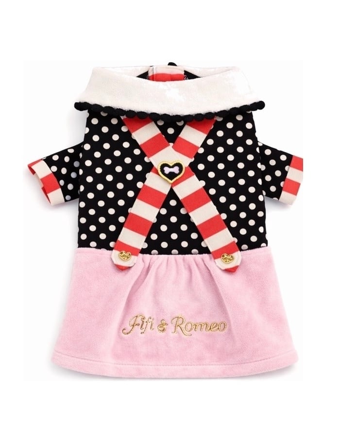 Fifi&Romeoフィフィアンドロメオ 　　 　　　　タグ付　ボーダーニット 数量限定・即納【Fifi&Romeo】ボーダーサスペンダーTシャツ ピンク