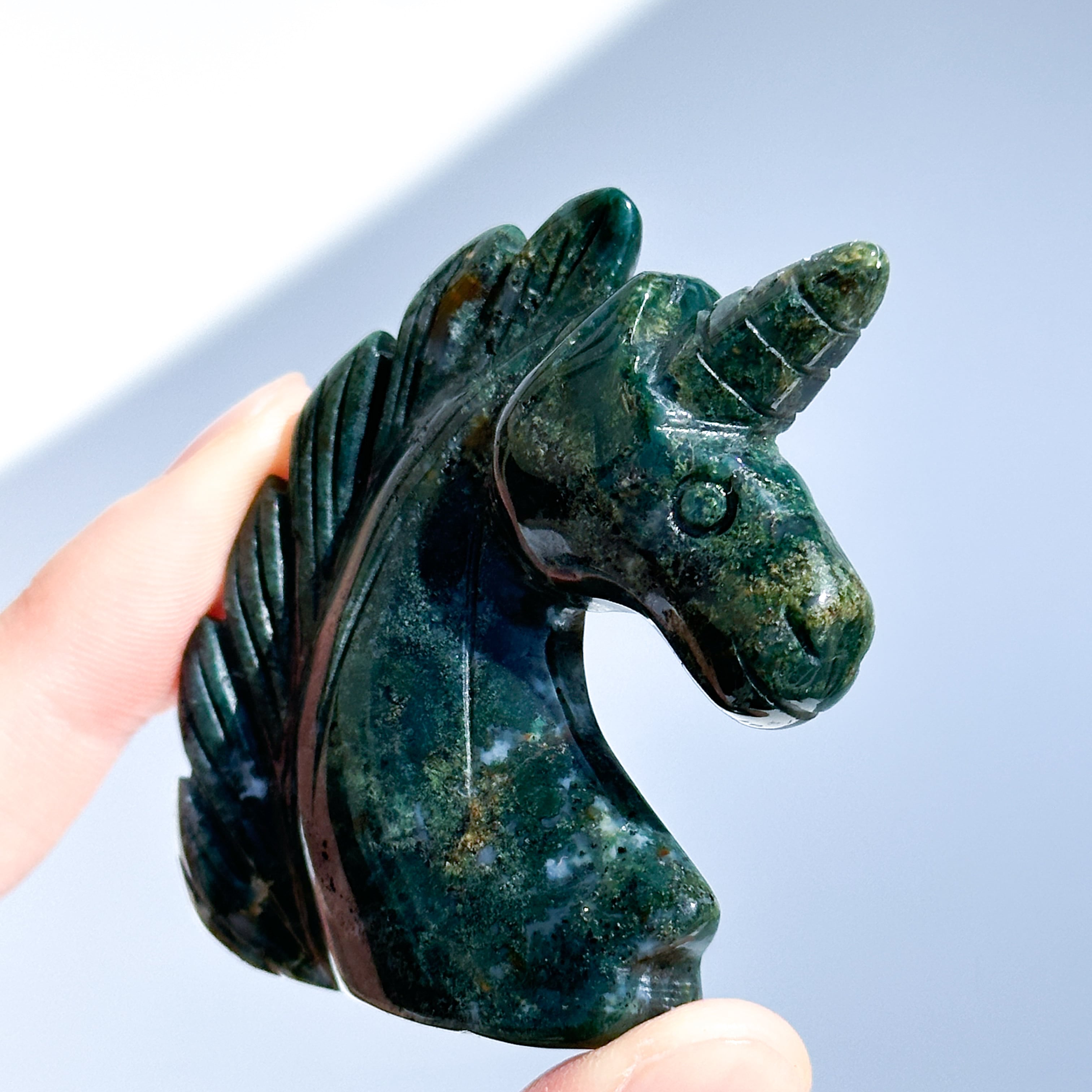 モスアゲート ユニコーン31◇ Moss Agate ◇天然石・鉱物