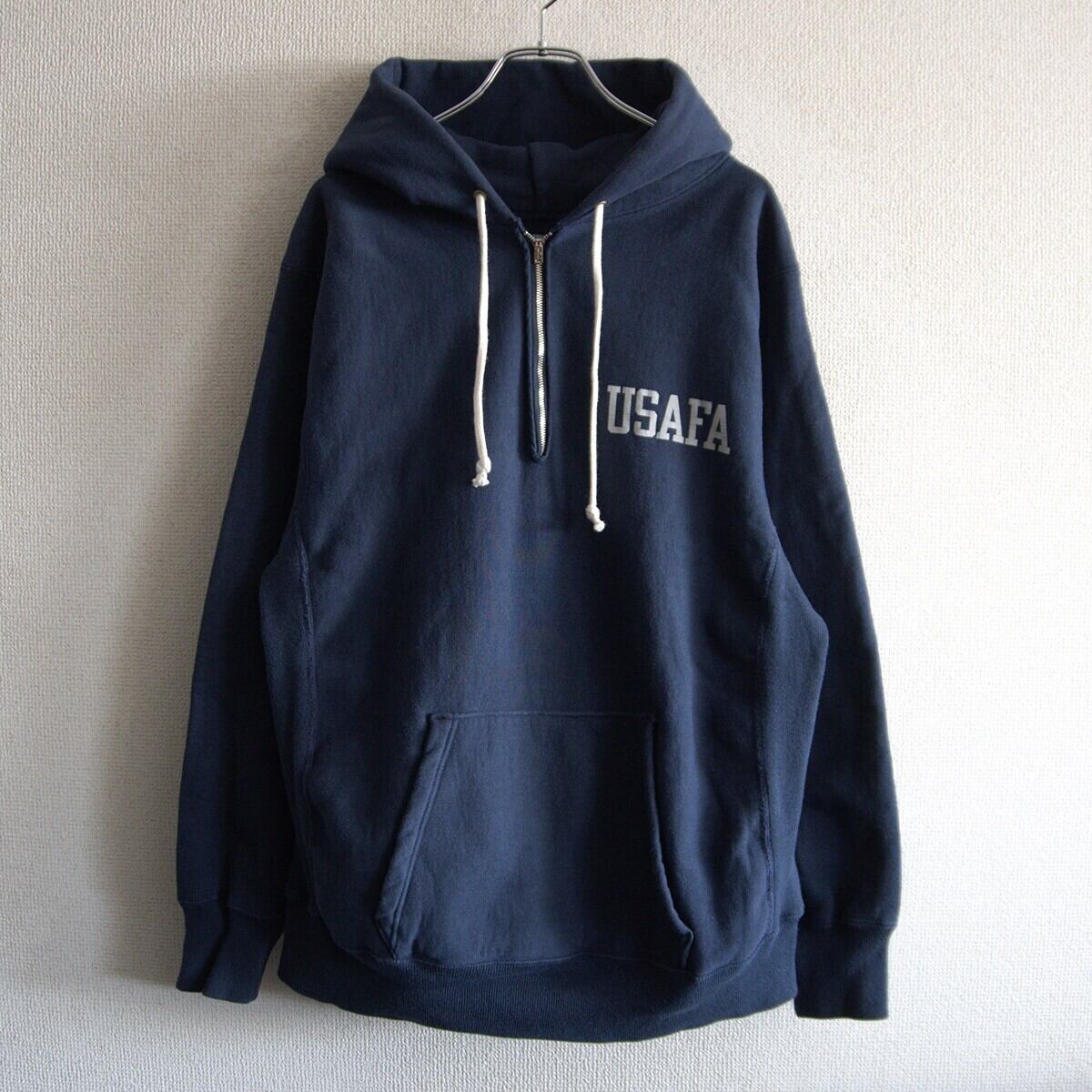 【美品】 WAREHOUSE【USAFA HALF ZIP HOOD】L ウエアハウス ハーフジップ パーカー 26010413 美品】 WAREHOUSE【USAFA HALF ZIP HOOD】L ウエアハウス ハーフジップ