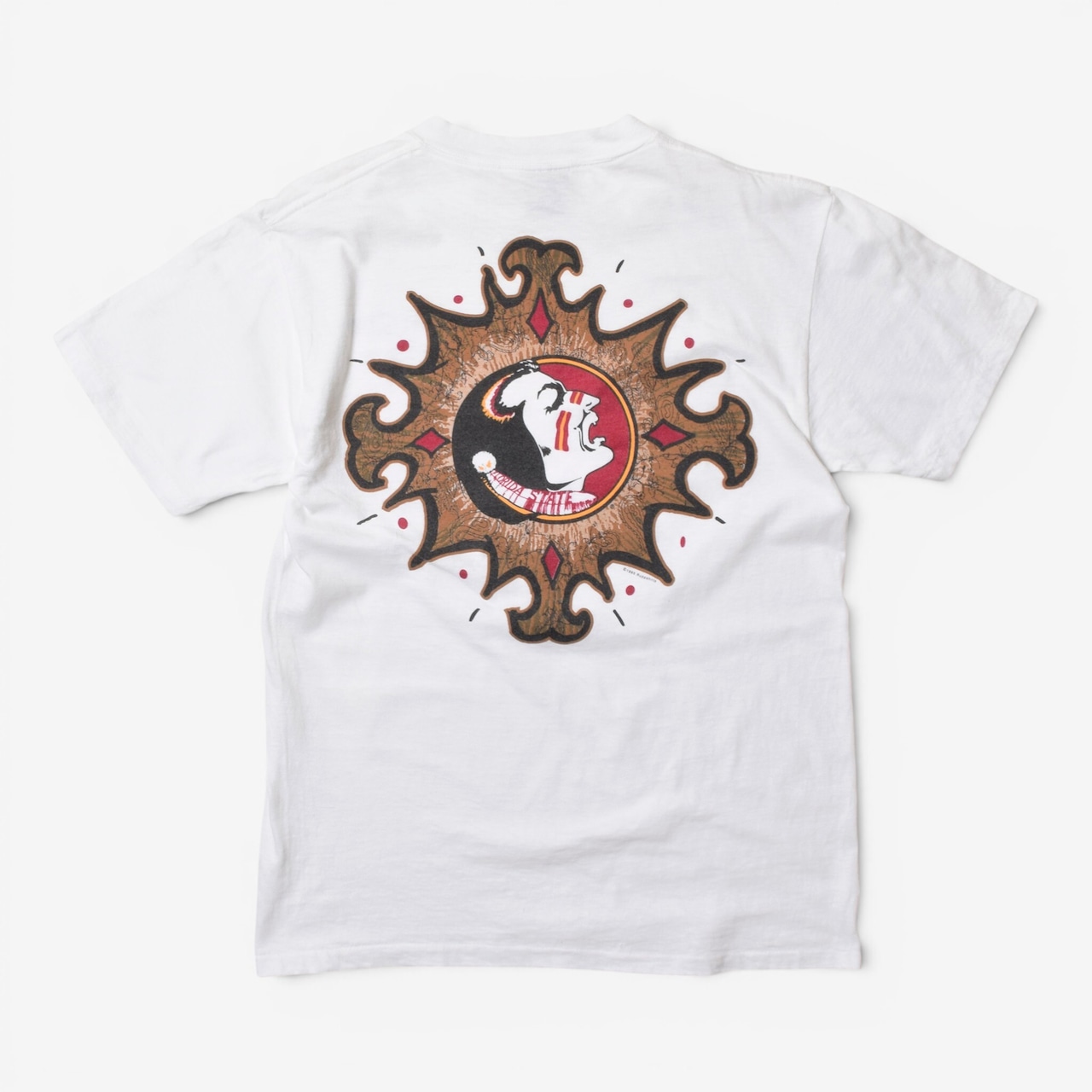 90s ONEITA "Florida State Seminoles" 両面プリントTシャツ ホワイト