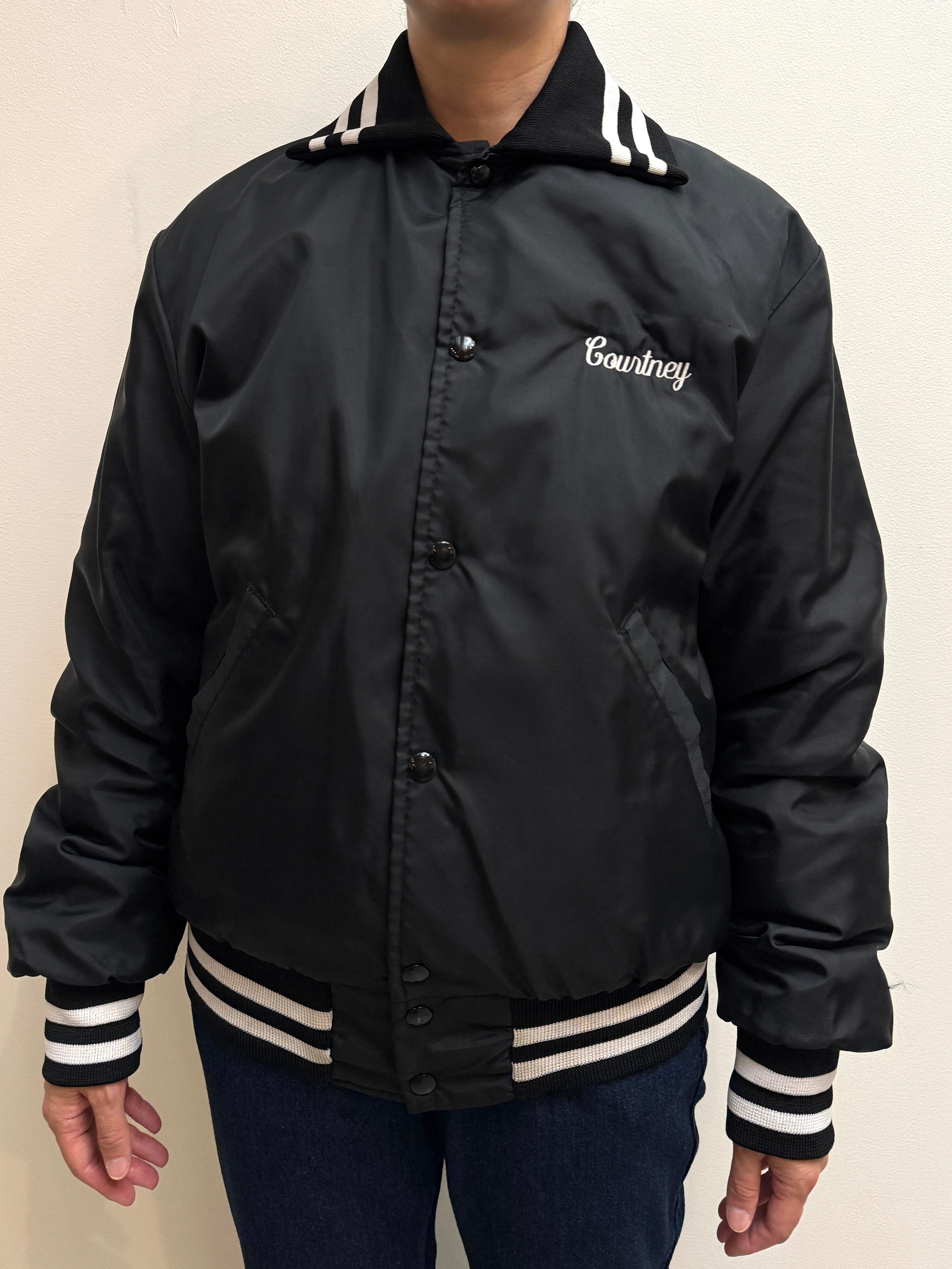 JK16-9 USED GEM SPORTSWEAR JACKET "USA製" -BLACK-