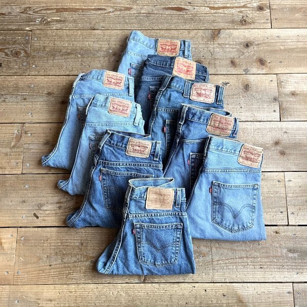 超美品　リーバイス　ワイドデニム　ストリート　激レア　日本製 1点物◇メキシコ製リーバイス559ワイドジーンズ36デニムパンツ古着