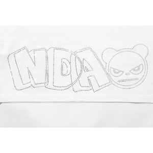 【HIPANDA ハイパンダ】メンズ ラインストーン Tシャツ MEN'S RHINESTONE SHORT SLEEVED T-SHIRT / WHITE・BLACK