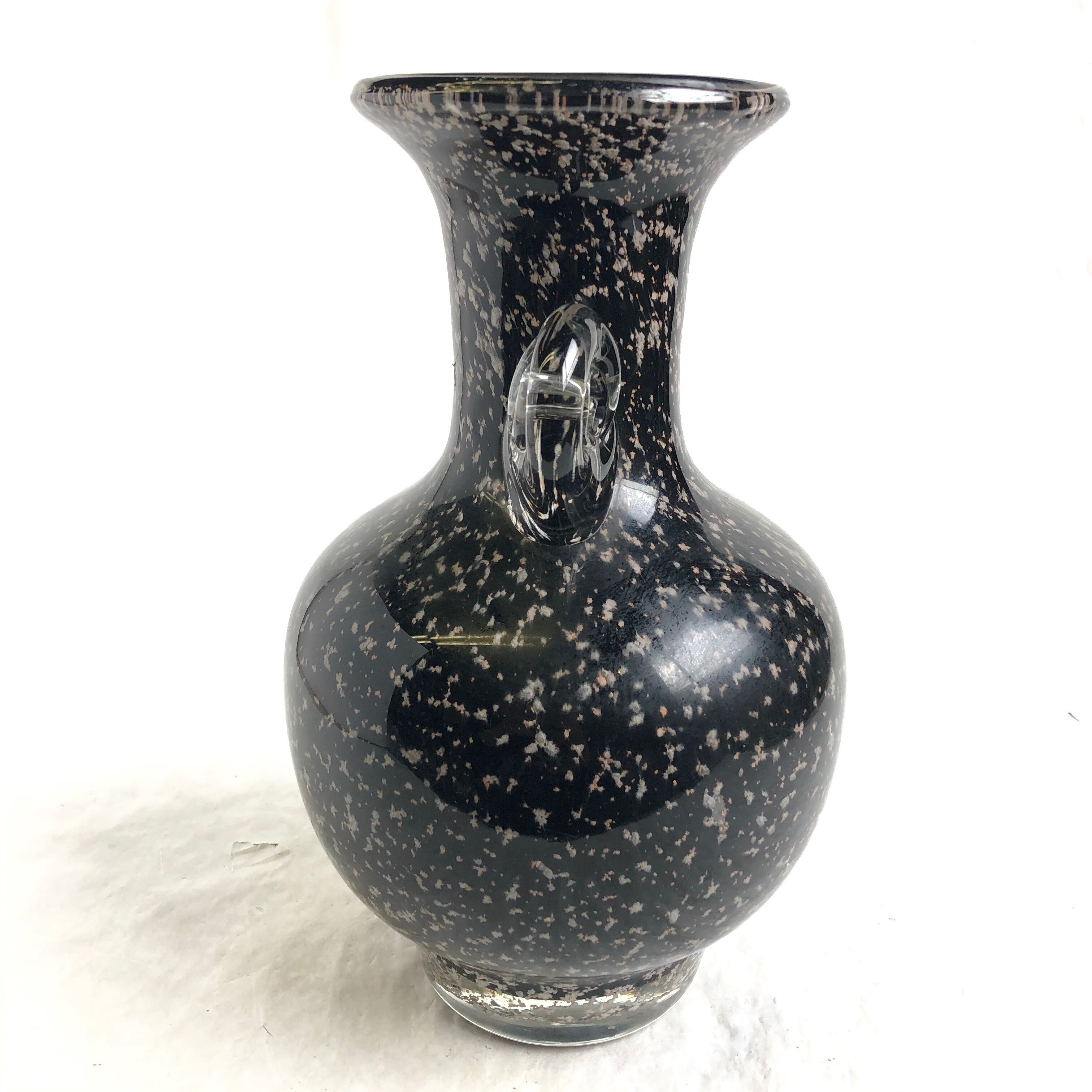 昭和レトロ　亀井ガラス　花瓶　花器
