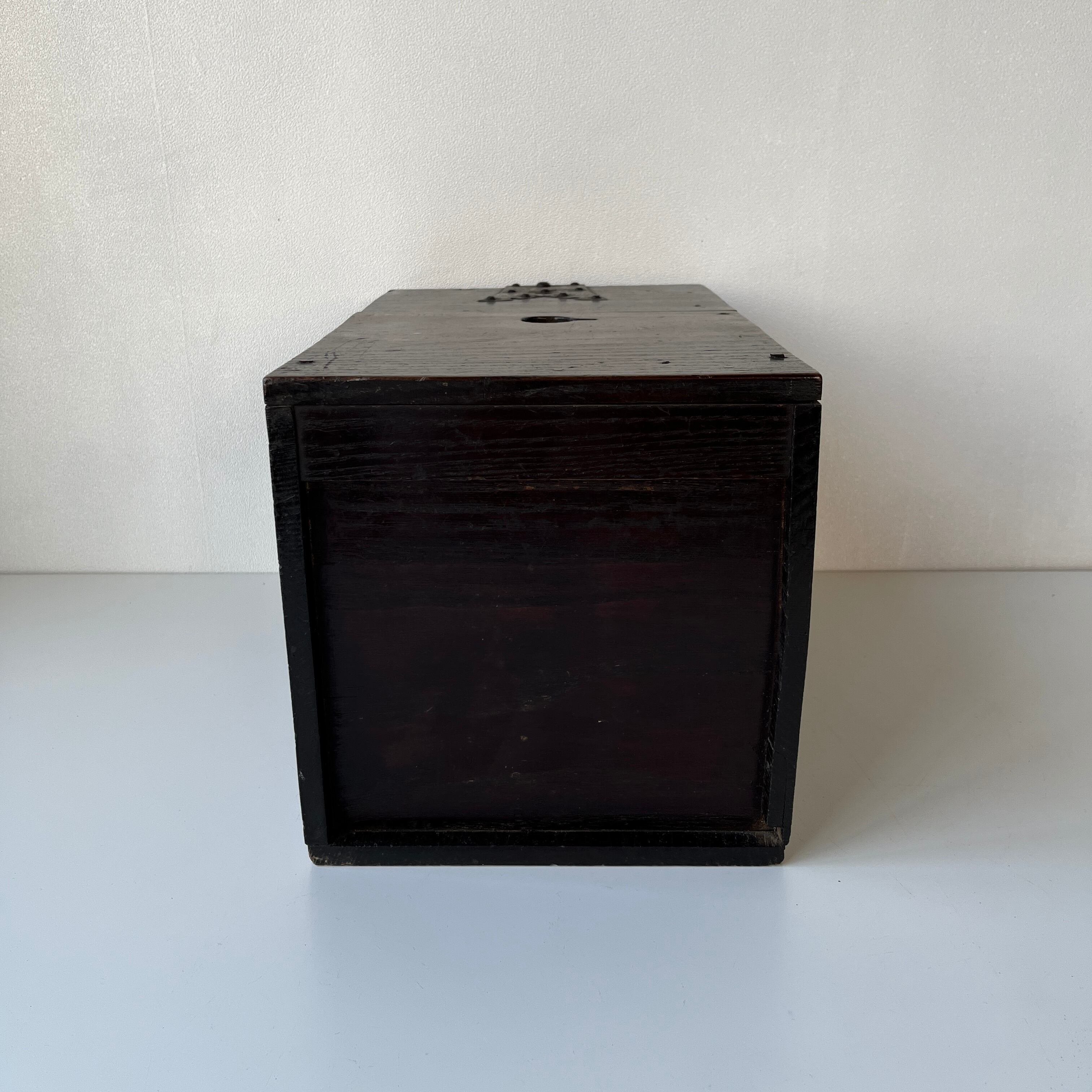 銭箱、古い箱 古い銭箱