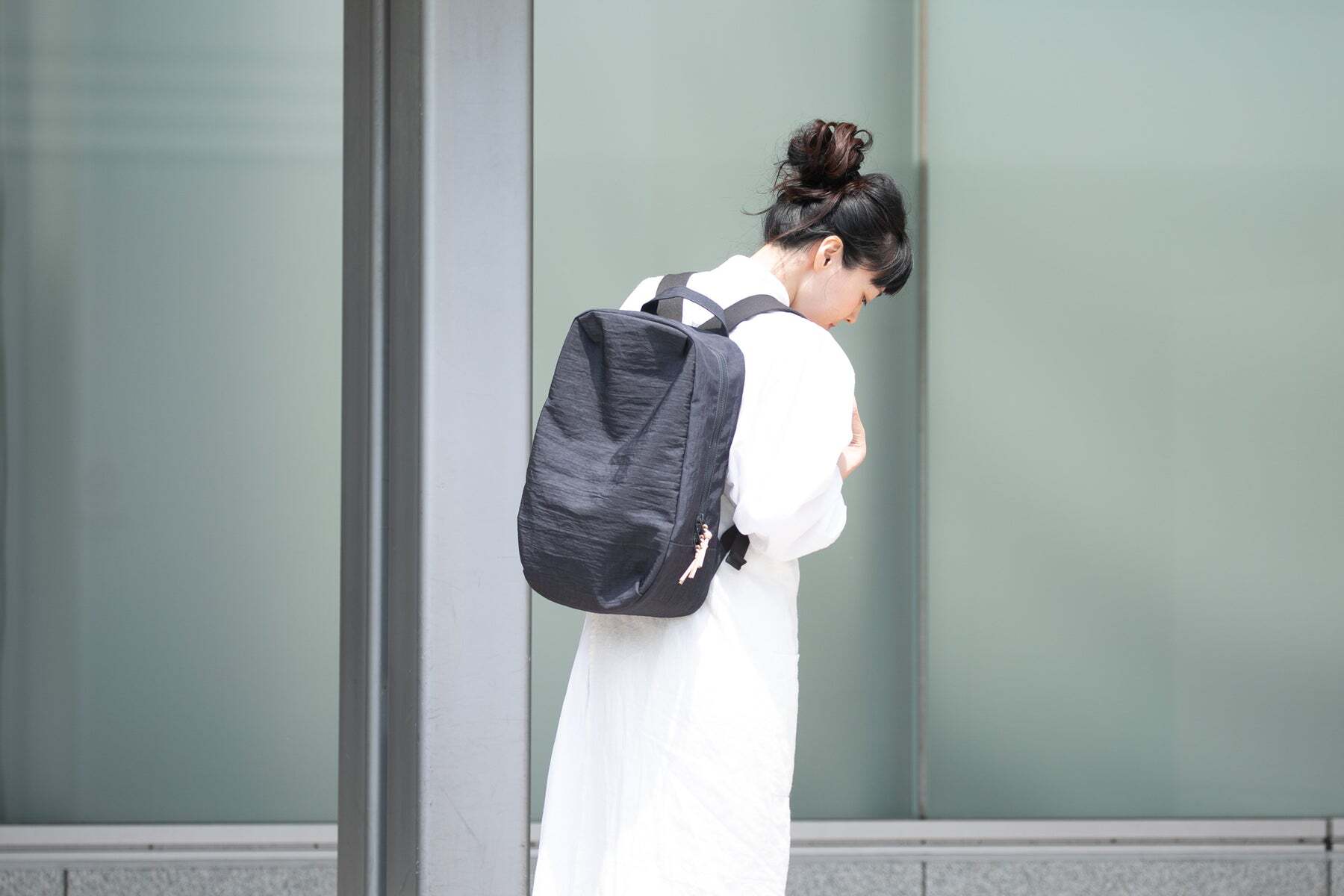 【美品】NIZYU KANO 　FUKUI SIWA ナイロンリュック M FUKUI SIWAナイロンリュック Mサイズ / NIZYU KANO | ファッション通販