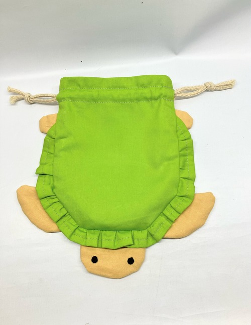 海ガメ　巾着袋｜とりさん工房ーかわいいハンドメイドポーチ