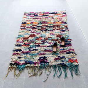 【Vintage】モロッコ・ヴィンテージラグ BC-10 "90cm×180cm"