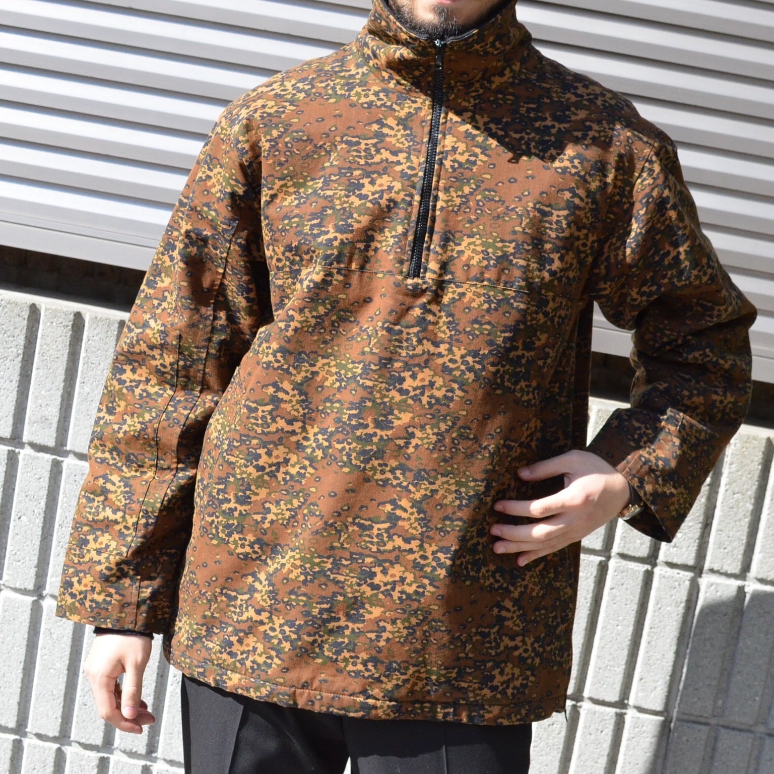 A.P.C ウールライニングオイルドプルオーバージャケット Made In 
