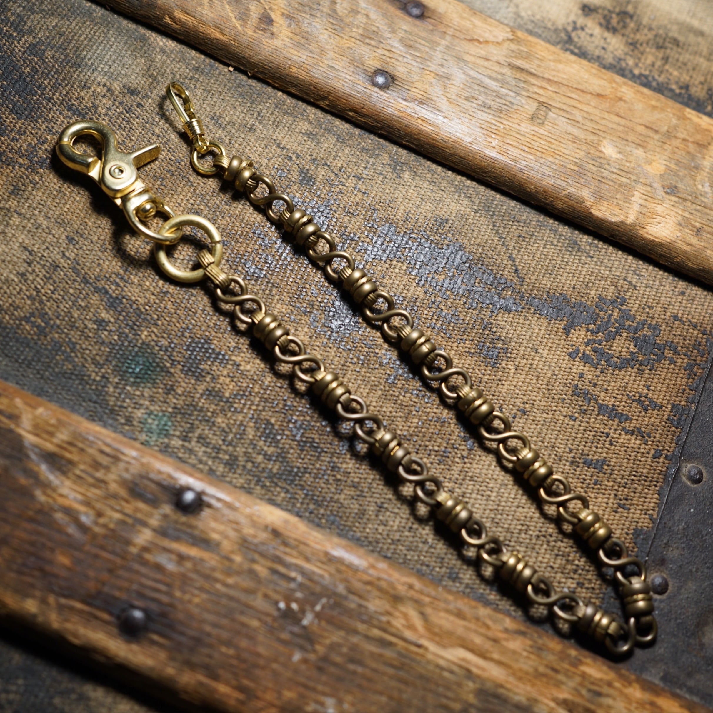 Additive and Lineウォレットチェーン真鍮 Additive and Line ウォレットチェーン アディティブアンド