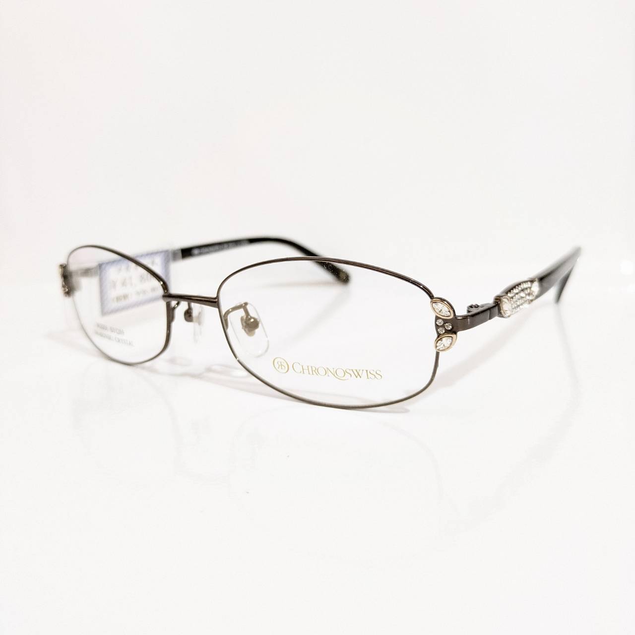 【CHRONOSWISS】オーバルメタルフレーム ブラウン