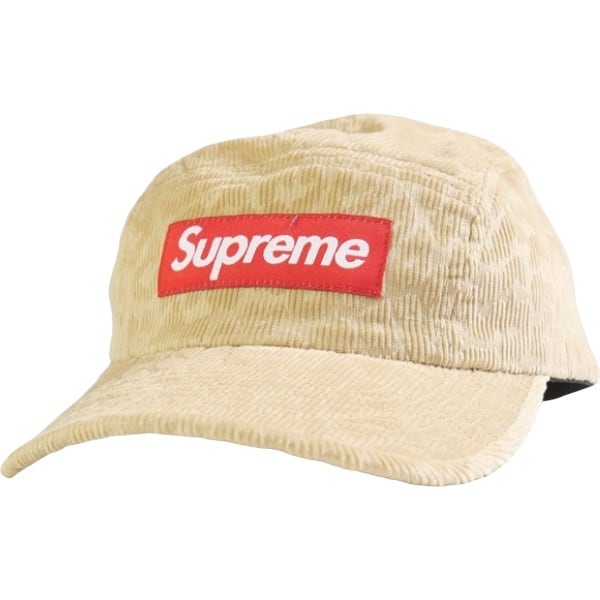 supreme fleece box logo camp cap “beige”