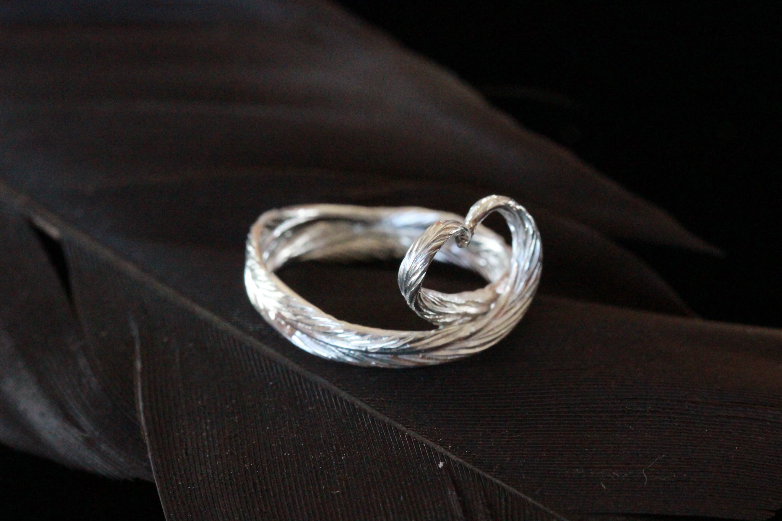 Heart Feather Ring / ハートフェザーリング2