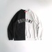 【SUPREME】Two-tone Sweatshirt Gray/Black XL 2018A/W