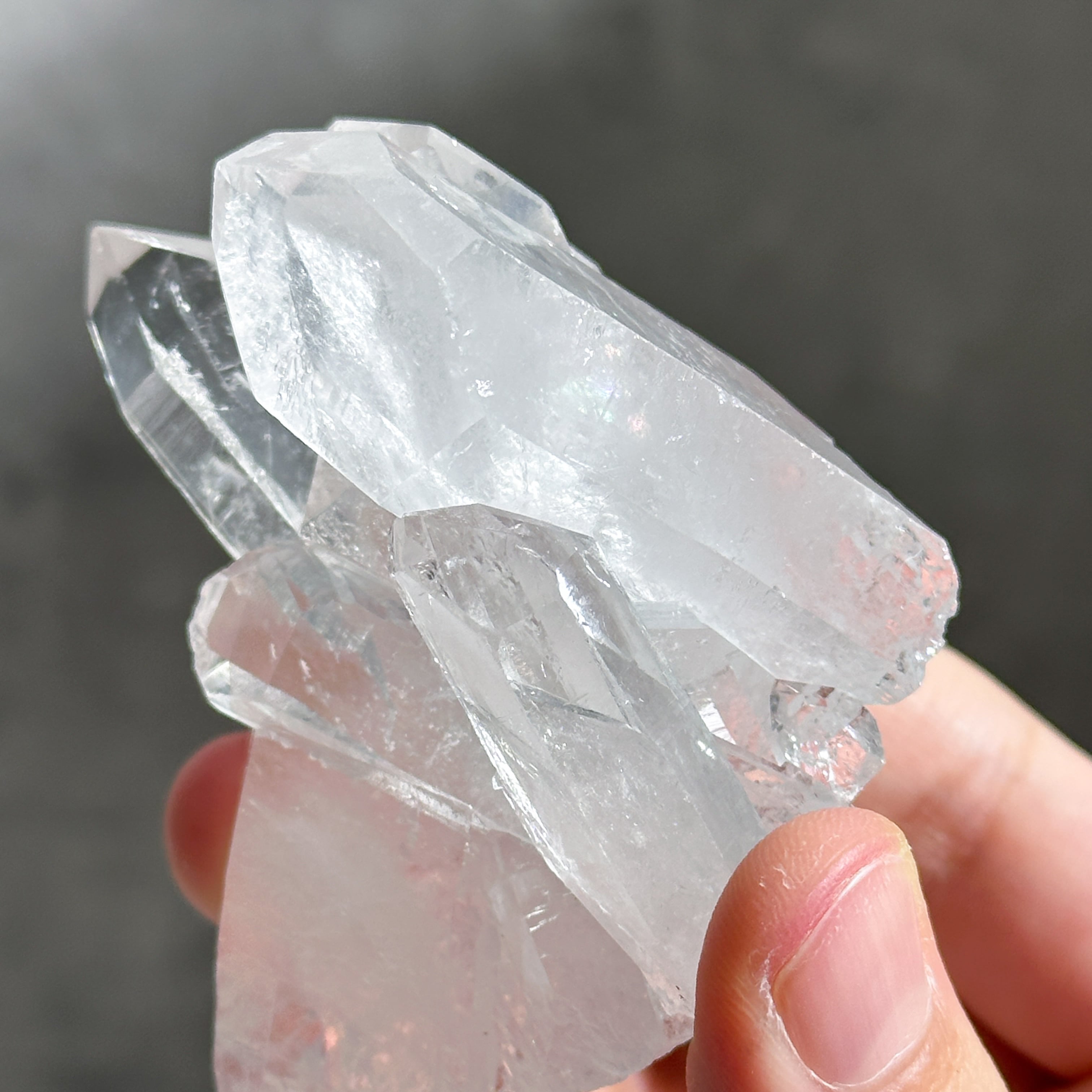 虹◎トマスゴンザカ産水晶クリアクォーツ クラスター02◇ Clear Quartz