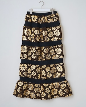 naoki tomizuka【Boa flower print skirt】