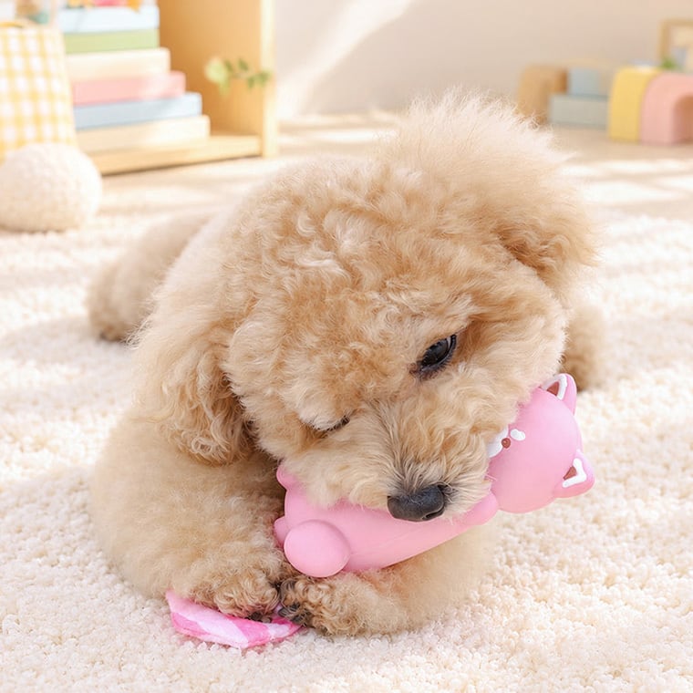 pastel long animal latex toy 3color / ペット 犬 おもちゃ 噛む カシャカシャ 音が鳴る 知育玩具 鳴き笛入り 可愛い わんちゃん おもちゃ ラテックス トイ ストレス解消 韓国 ペット用品 小型犬 toy