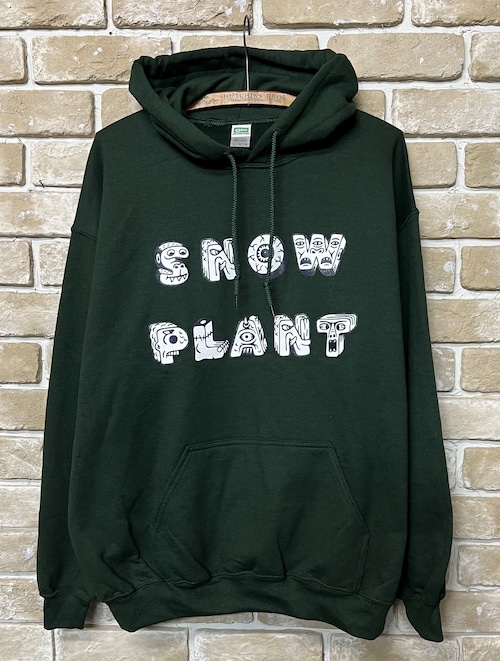 Oh's × SNOW PLANT "alphabet monster hoodie"