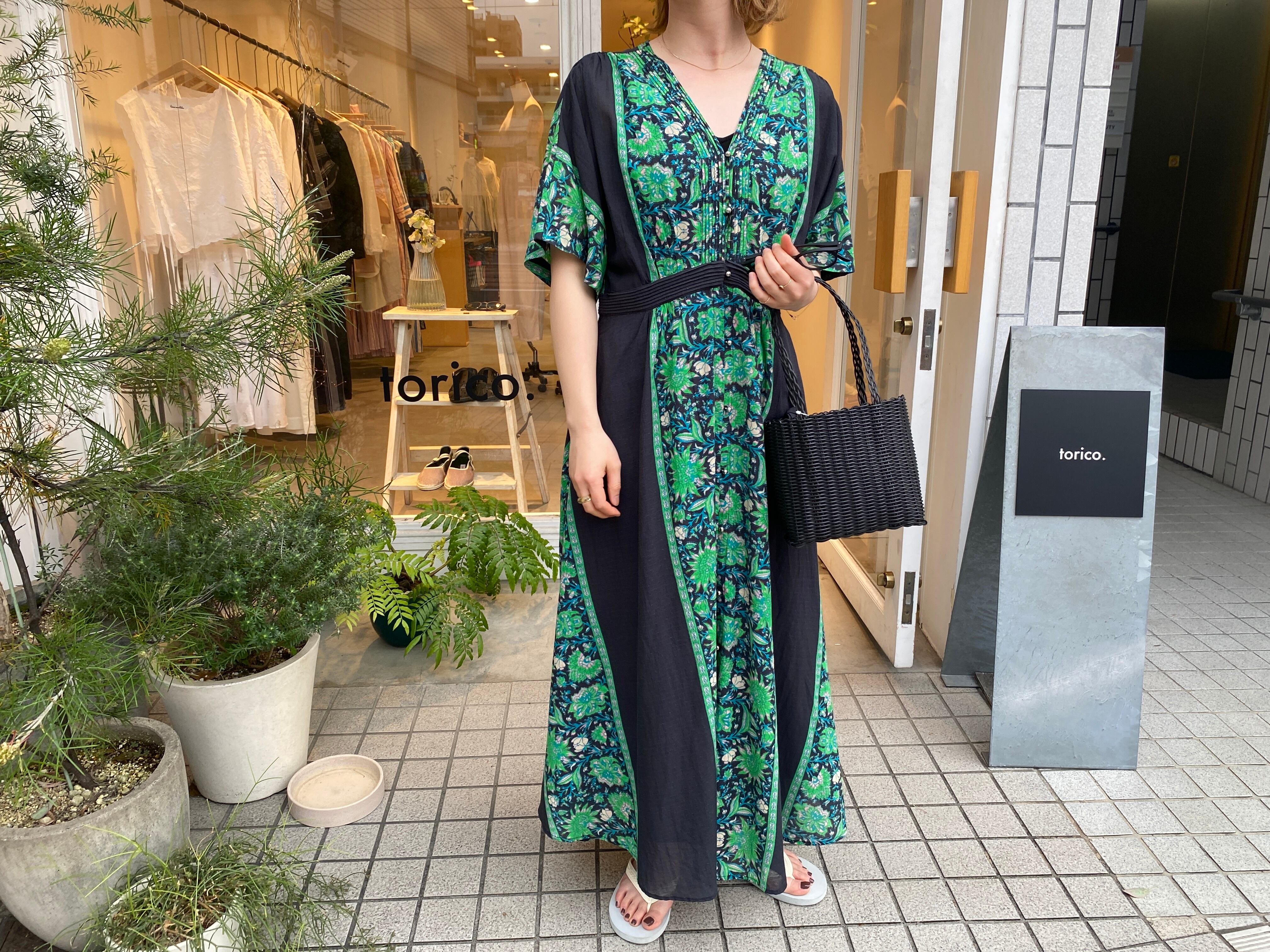 sara mallika DRESS URBAN RESEARCH ROSSO｜sara mallika PAISLEY 