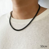 Chain Necklace Six-sided Single〈 Slender 〉