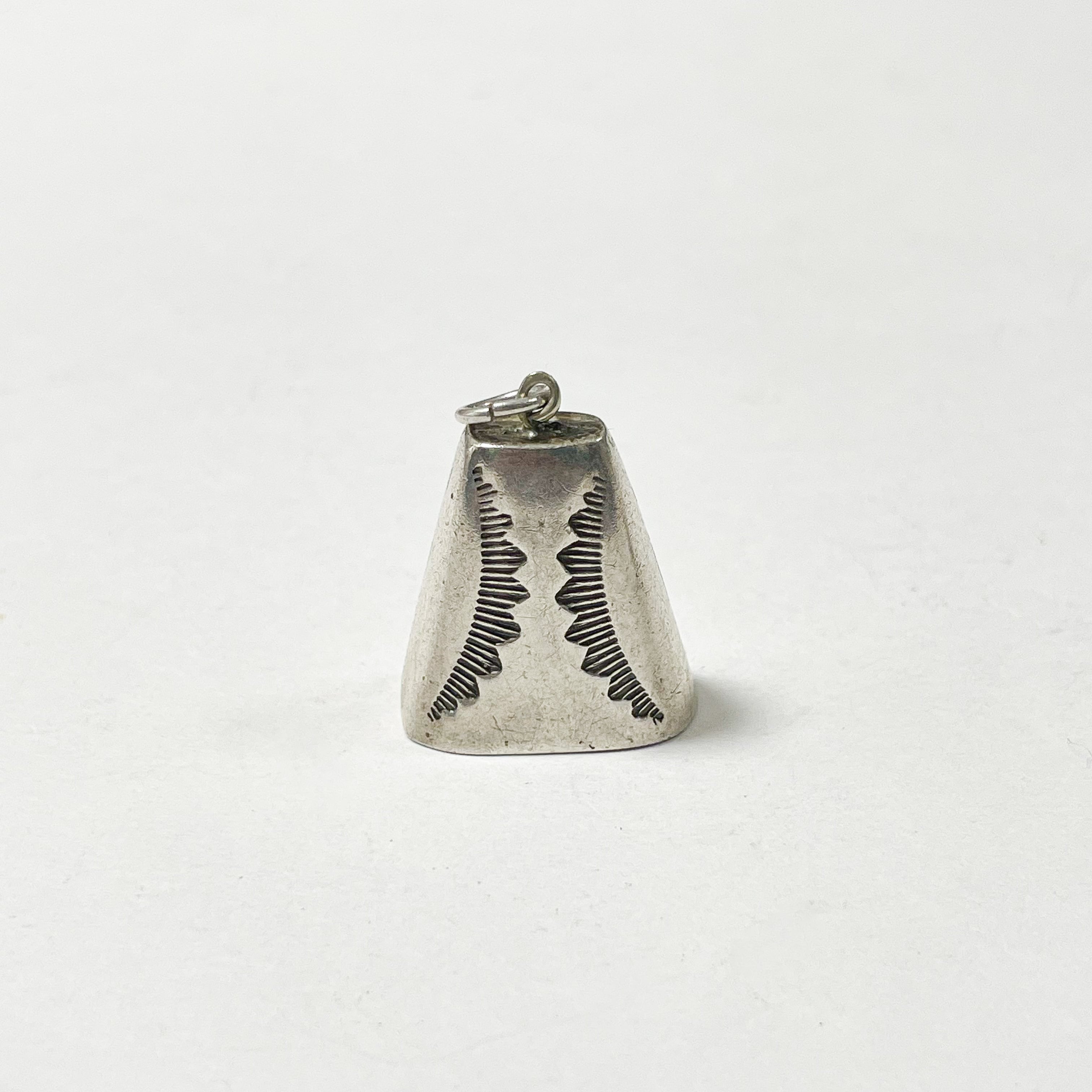 Vintage Southwestern Bell Trading Post Sterling Mother In Law Bell