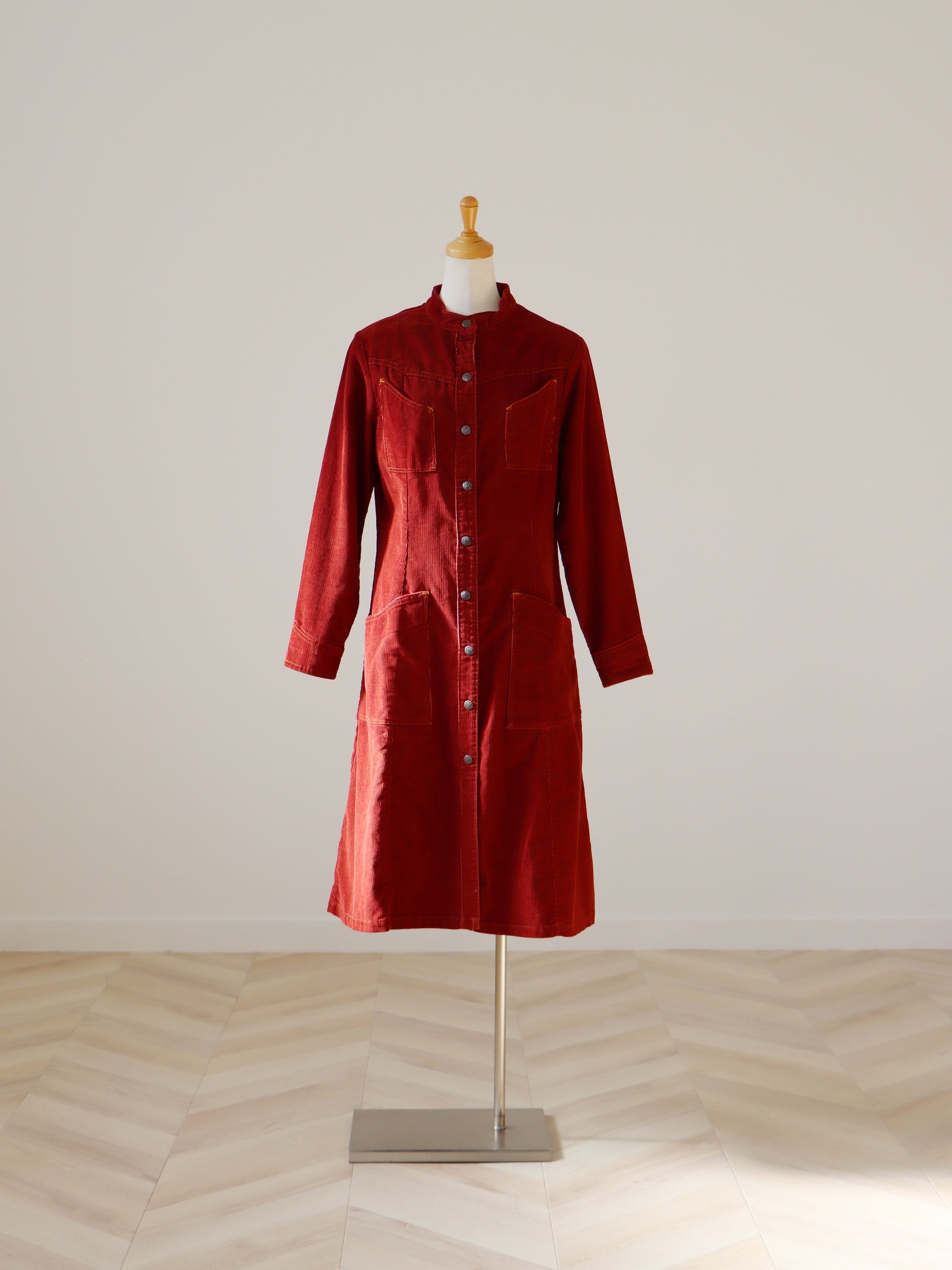 70s vintage landlubber corduroy dress