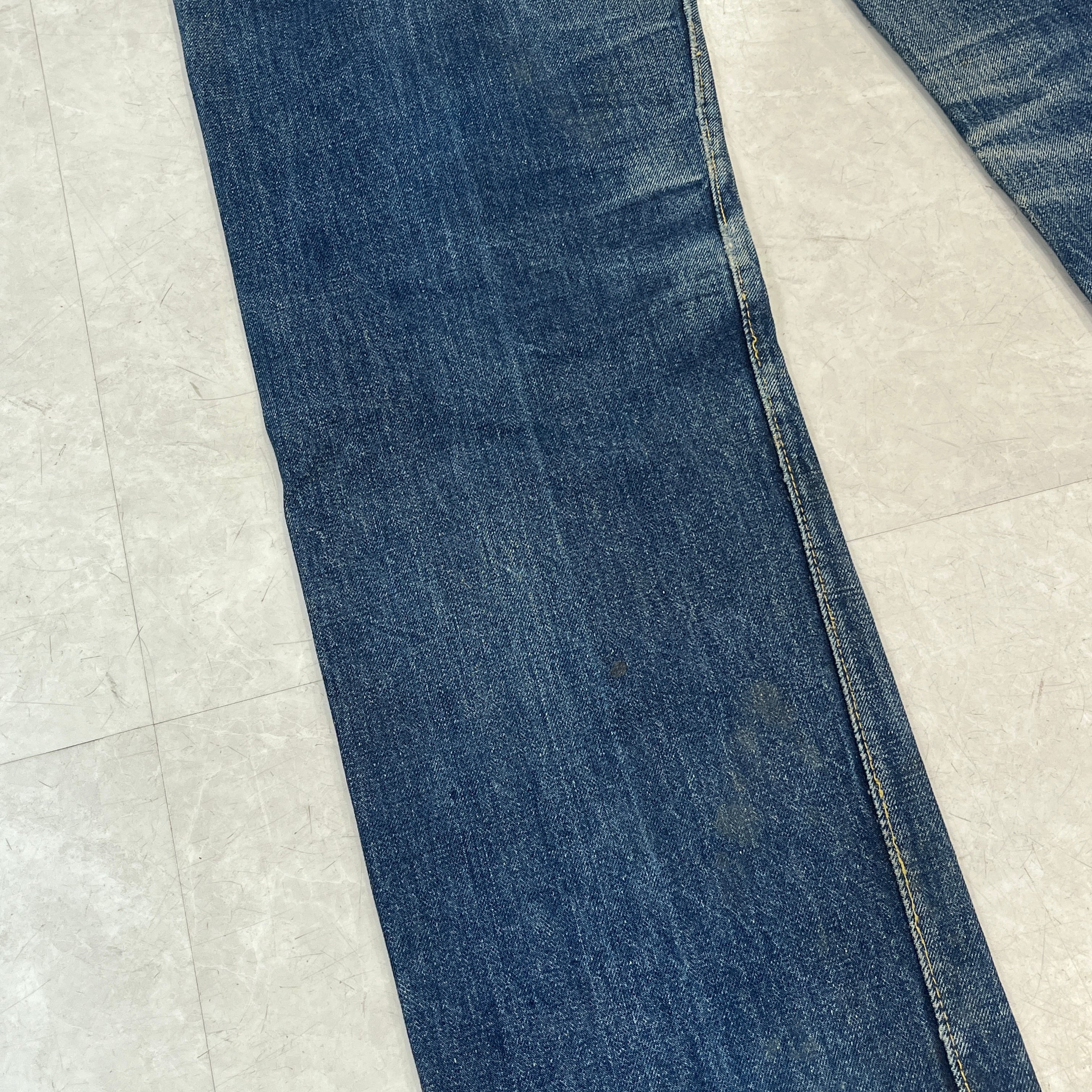 50s Levi's 501XX Denim Pants 50年代 リーバイス ギャラ無し 鬼ヒゲ