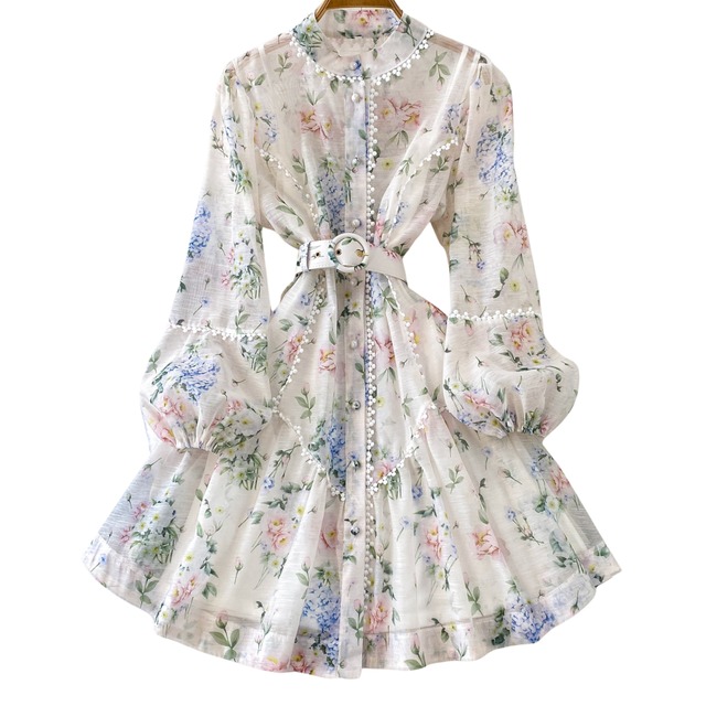 フラワーフレアワンピース L2104