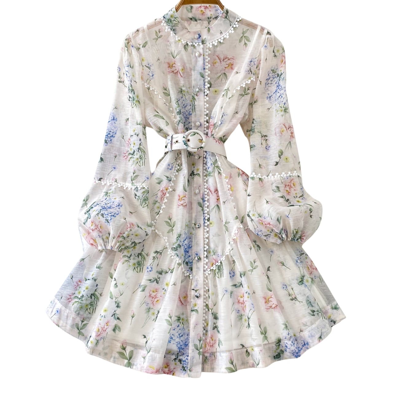 フラワーフレアワンピース L2104