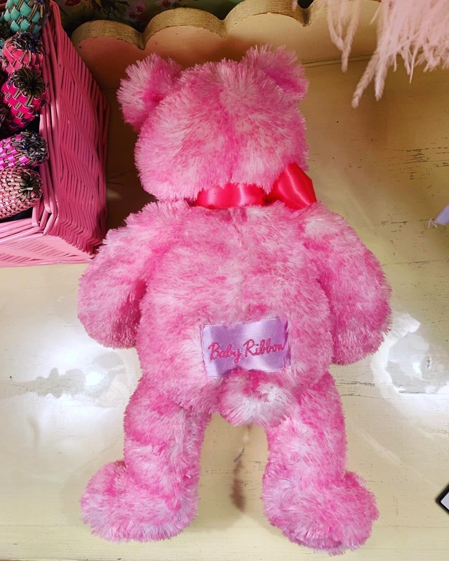 ヴィンテージベア　ショッキングピンクベア (211105)