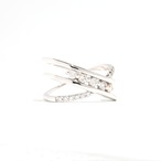 ダイヤモンド デザインリング K18 / 0.400ct
